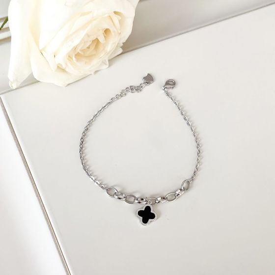 Срібний браслет з емаллю