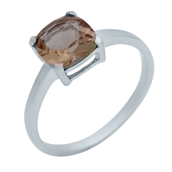 Серебряное кольцо с султанитом 2.1ct