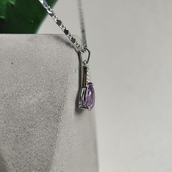 Срібна підвіска з аметистом 1.81ct