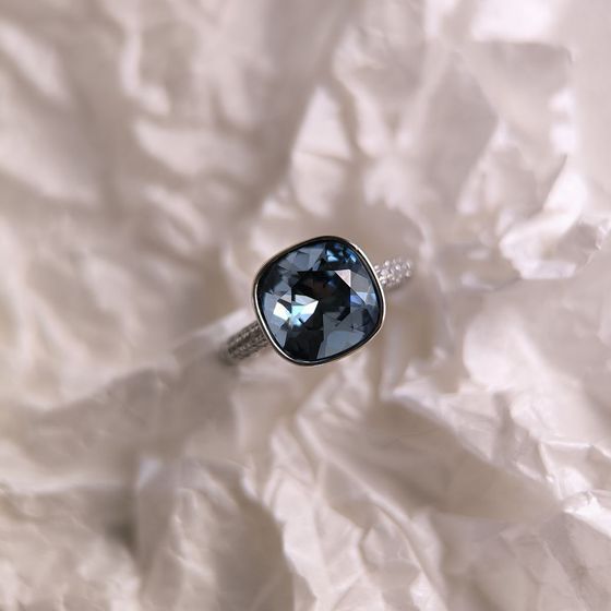 Silver Ring with Fianites