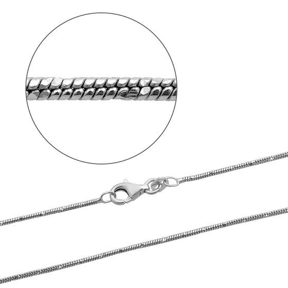 Silver chain without stones