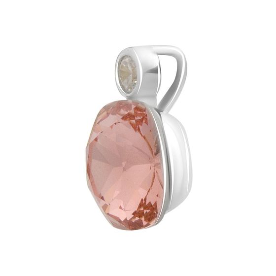 Срібна підвіска з фіанітами