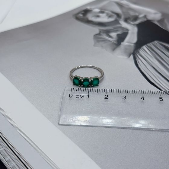 Серебряное кольцо с агатом 1.533ct