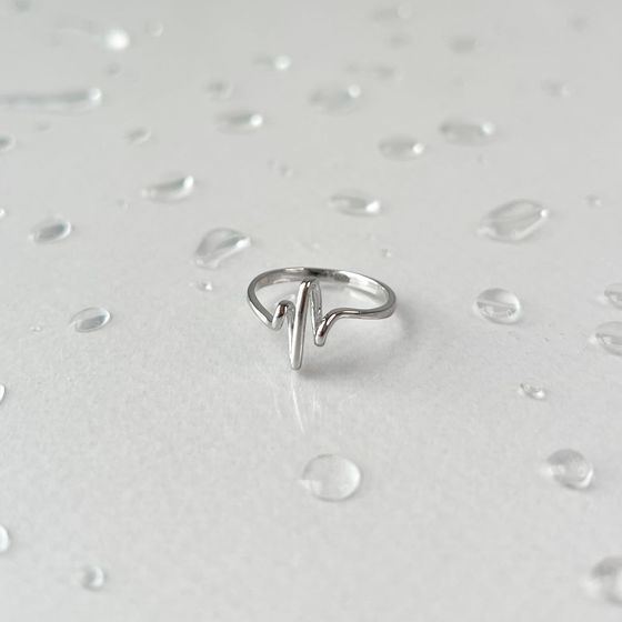 Silver ring without stones