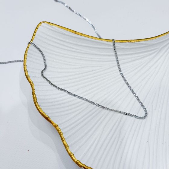 Срібний ланцюжок без каменів