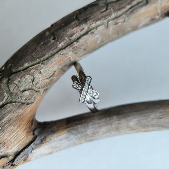 Silver Ring with Fianites