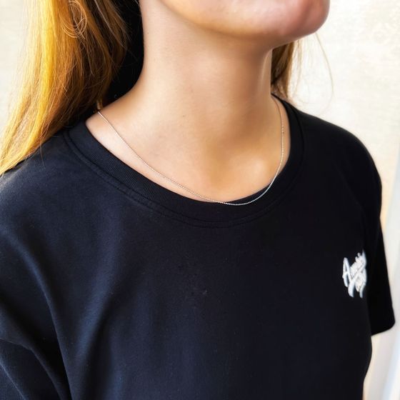 Срібний ланцюжок без каменів