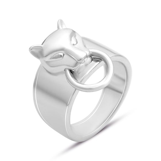 Silver ring without stones