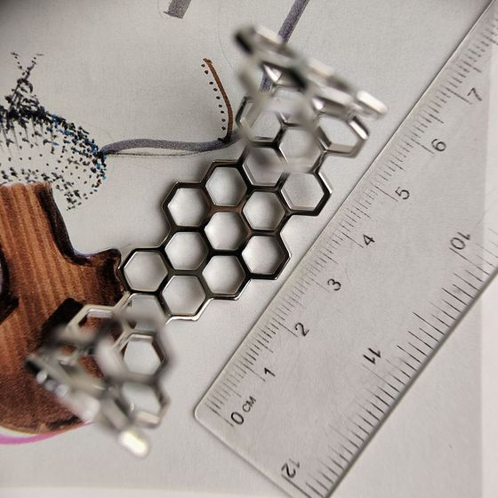 Silver bracelet without stones