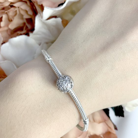 Серебряный шарм-клипса