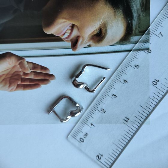 Срібні сережки без каменів