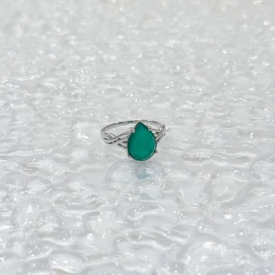 Серебряное кольцо с агатом 2.658ct