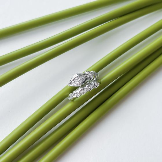 Silver Ring with Fianites