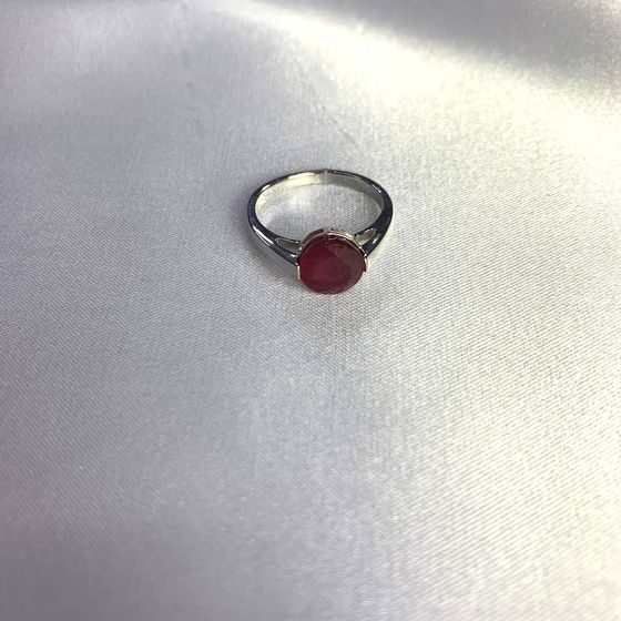 Серебряное кольцо с рубином 2.9ct
