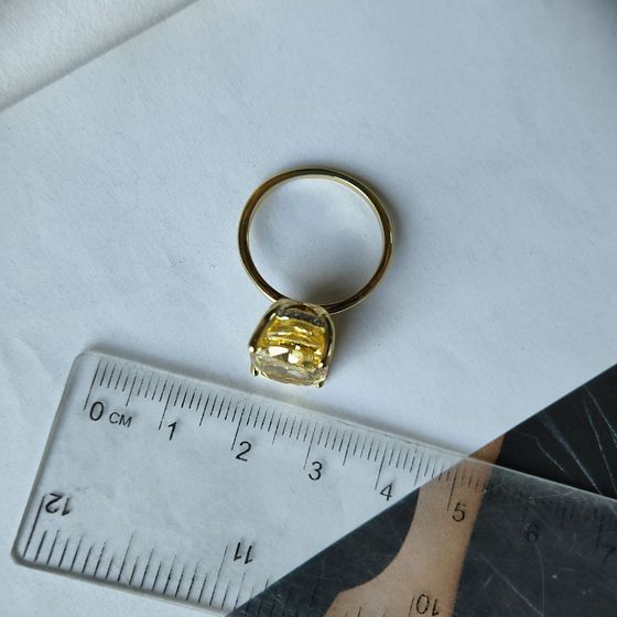 Silver Ring with Fianites