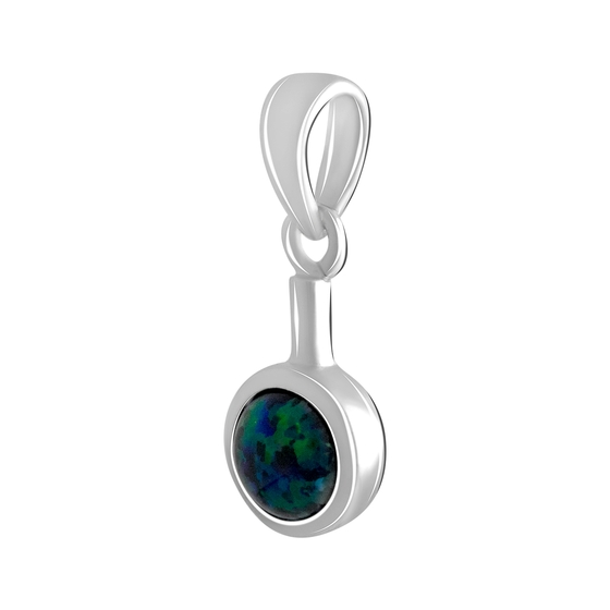 Серебряная подвеска с опалом 0.3ct