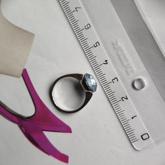 Silver Ring with Fianites