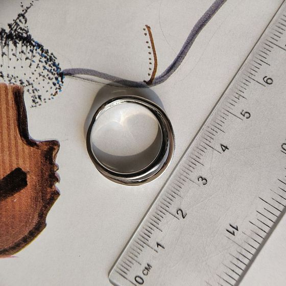 Silver ring with yemallu, fianites