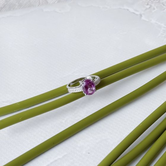 Серебряное кольцо с александритом 3.667ct