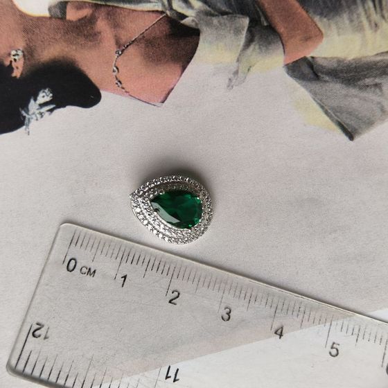 Срібна підвіска зі смарагдом nano 2.238ct