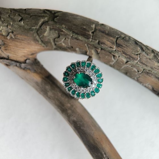 Срібна каблучка з агатом 2.228ct