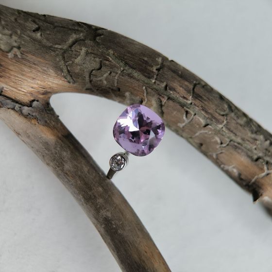 Silver Ring with Fianites