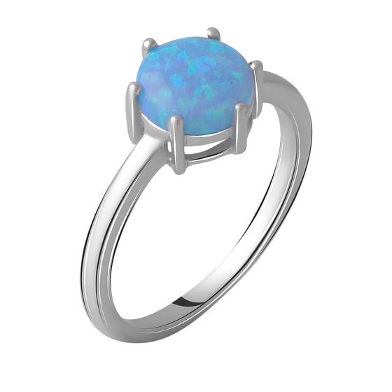 Срібна каблучка з опалом 0.905ct