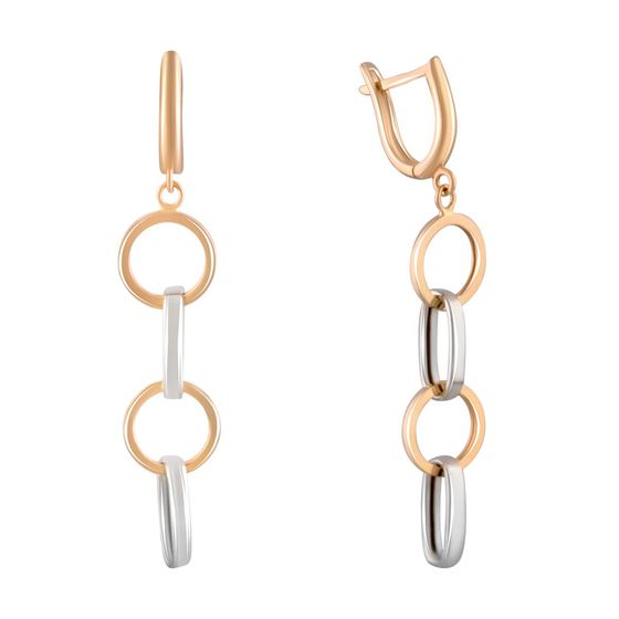 Золоті сережки без каменів