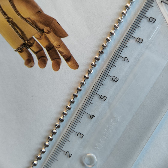 Silver bracelet without stones