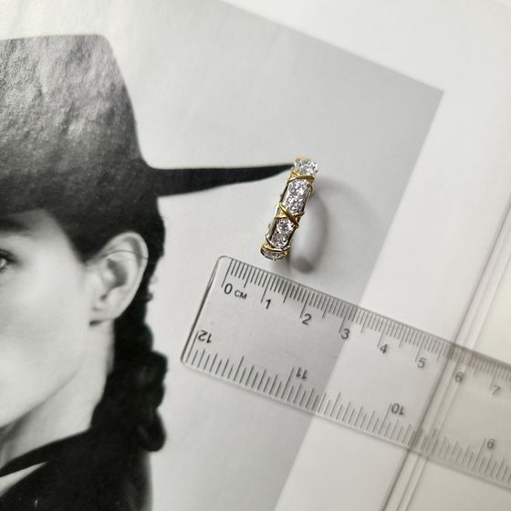 Silver Ring with Fianites