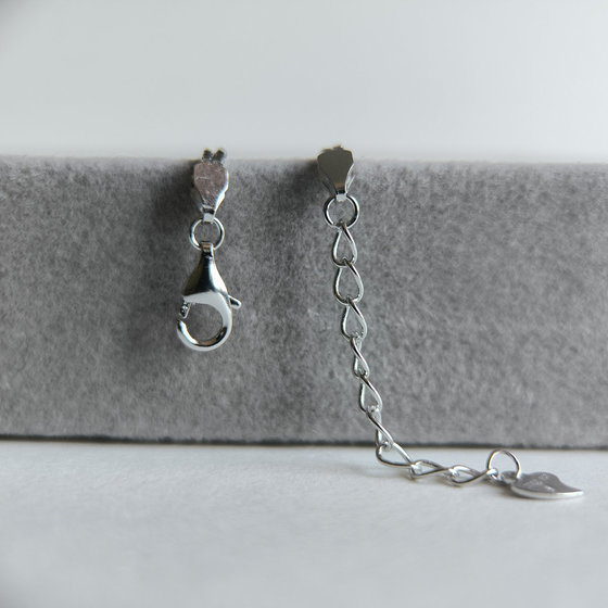 Silver bracelet without stones