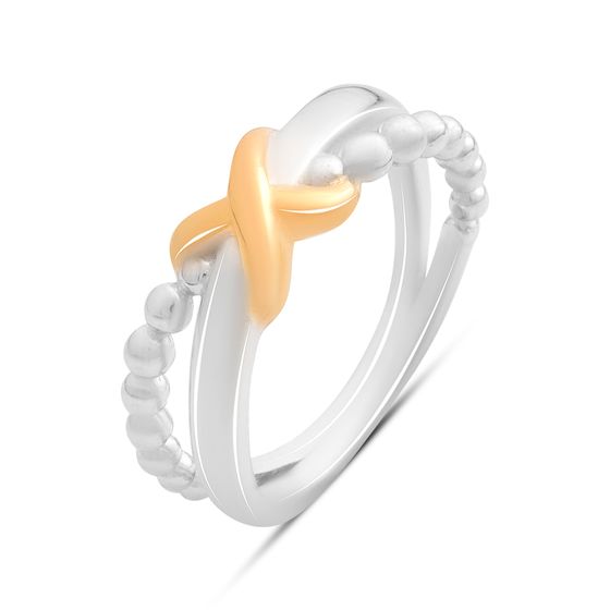 Silver ring without stones