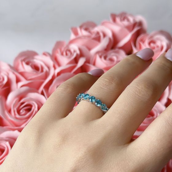 Silver Ring with Fianites