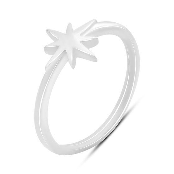 Silver ring without stones