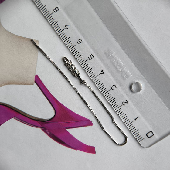 Срібло сережки без каменів