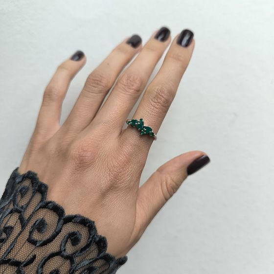 Срібна каблучка з агатом 0.712ct