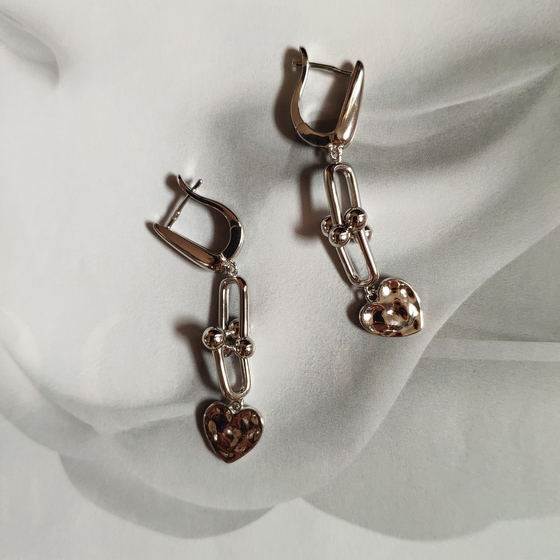 Срібні сережки без каменів