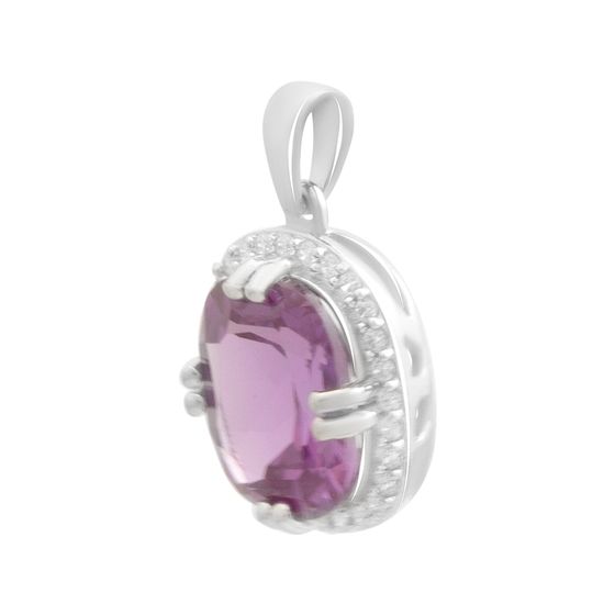 Серебряная подвеска с александритом 6.745ct