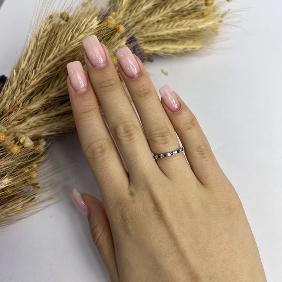 Silver Ring with Fianites