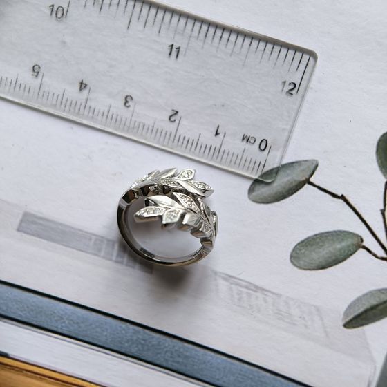 Silver Ring with Fianites