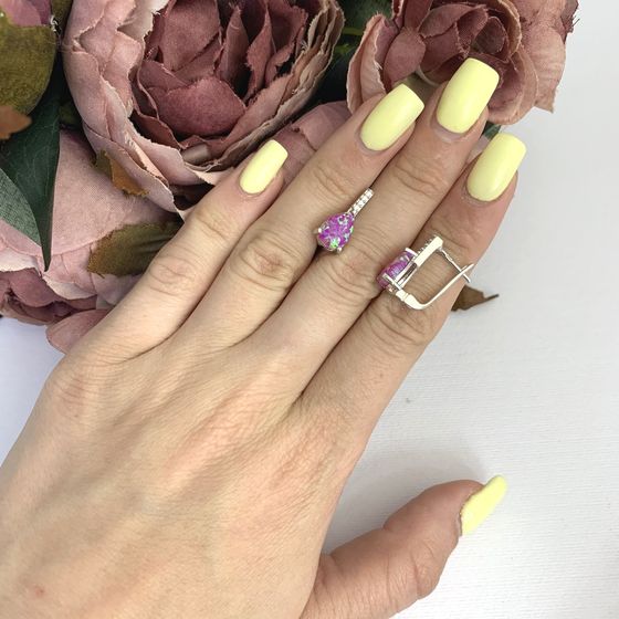 Серебряное кольцо с опалом 1.008ct