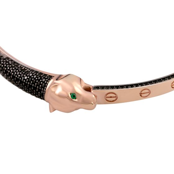 Золотий браслет з фіанітами 2.01ct