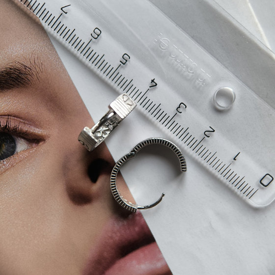 Срібні сережки без каменів