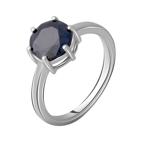 Серебряное кольцо с сапфиром 2.283ct