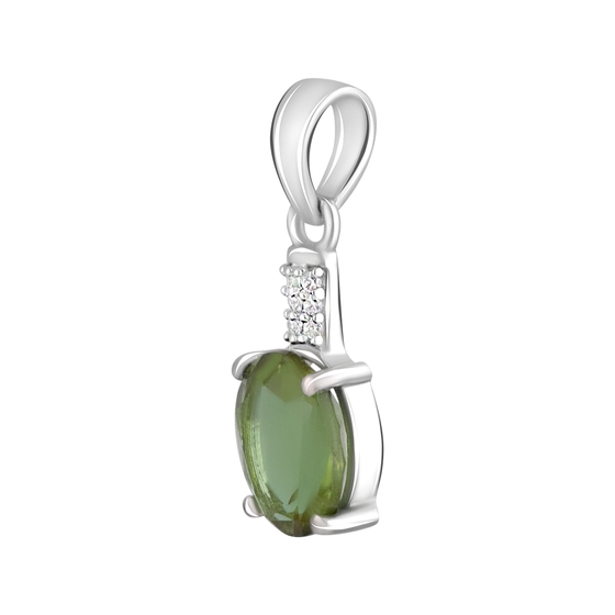 Silver pendant with 2.509 carats of sultana