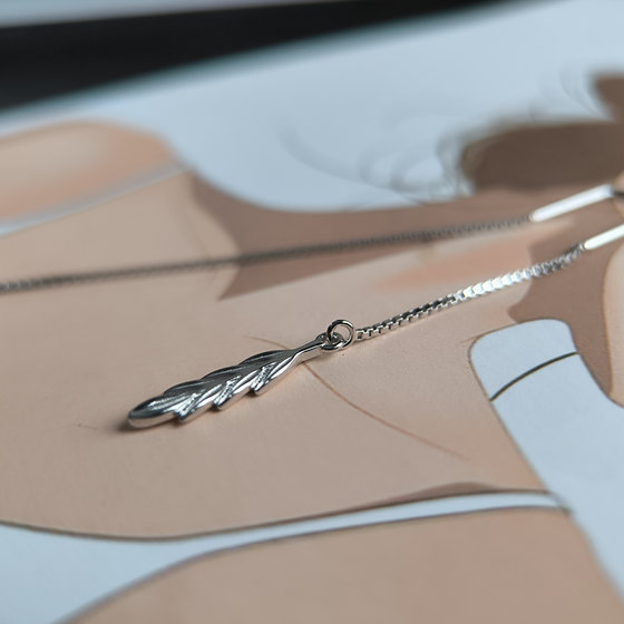 Срібло сережки без каменів