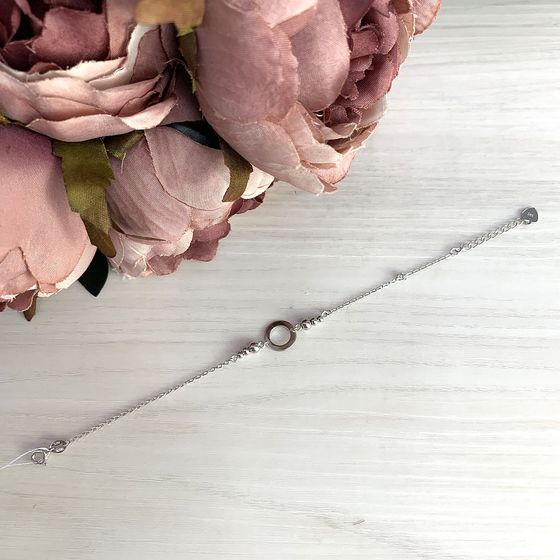 Silver bracelet without stones