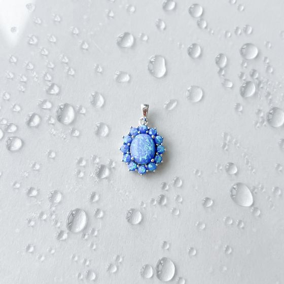 Серебряная подвеска с опалом 1.923ct