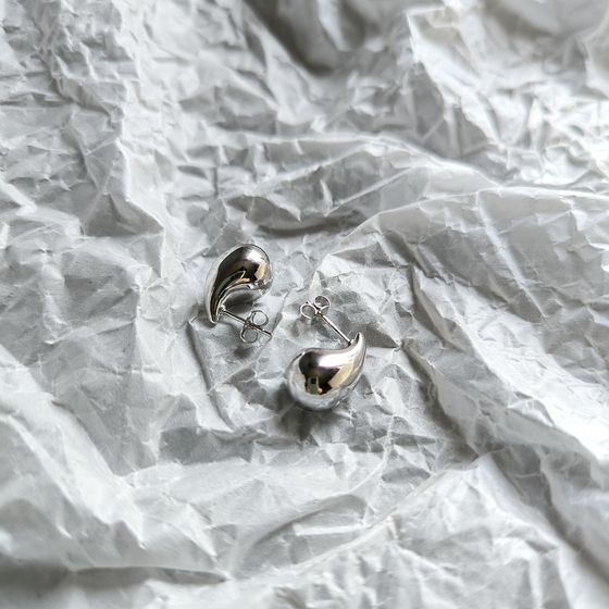 Срібні сережки без каменів