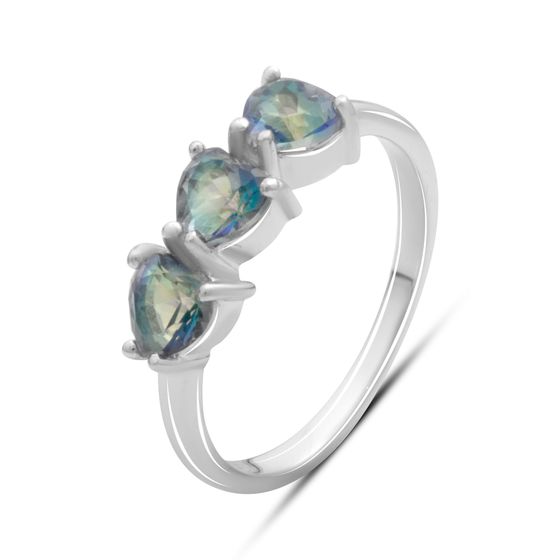Серебряное кольцо с мистик топазом 1.175ct